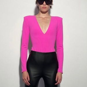 Zara fuchsia bodysuit
